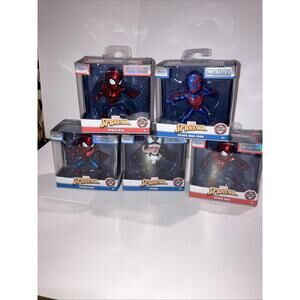 (5) JADA 2024 Marvel SPIDER-MAN METALFIGS 2.5 Inch Die-Cast Figure NEW In Box